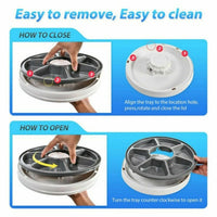 Automatic 6 Day Meal Timed Pet Dog Cat Feeder Food Bowl Auto Holiday Dispenser