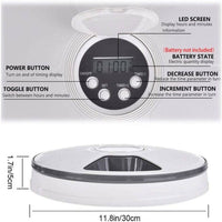 Automatic 6 Day Meal Timed Pet Dog Cat Feeder Food Bowl Auto Holiday Dispenser